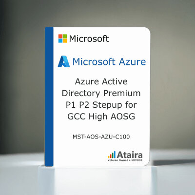 Microsoft Entra ID P1 P2 Stepup GCC High Subscription License