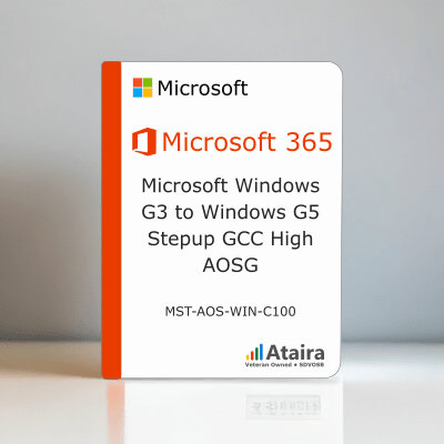 Microsoft Windows G3 to Windows G5 Stepup GCC High Subscription License