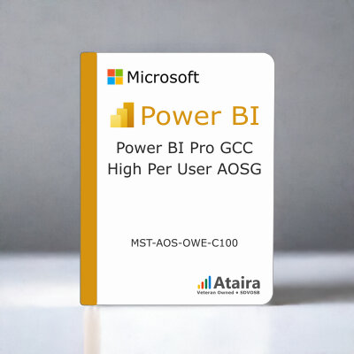 Power BI Pro GCC High per User Subscription License