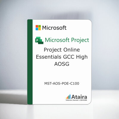 Microsoft Project Online Essentials GCC High Subscription License