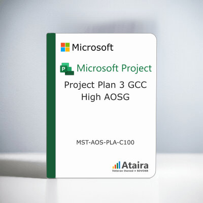Microsoft Project Plan 3 GCC High Subscription License