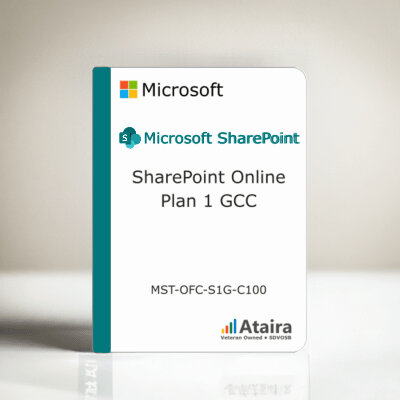 Microsoft SharePoint Online Plan 1 GCC Subscription License
