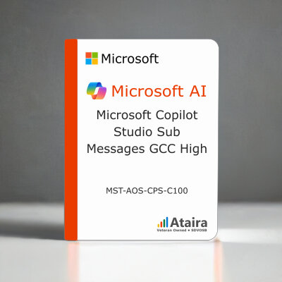 Microsoft Copilot Studio Sub Messages GCC High Subscription License