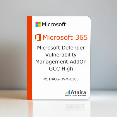 Microsoft Defender Vulnerability Management AddOn GCC High Subscription License