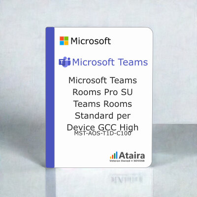 Microsoft Teams Rooms Pro SU Teams Rooms Standard per Device GCC High Subscription License