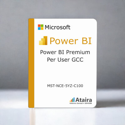 Power BI Premium per User GCC Subscription License